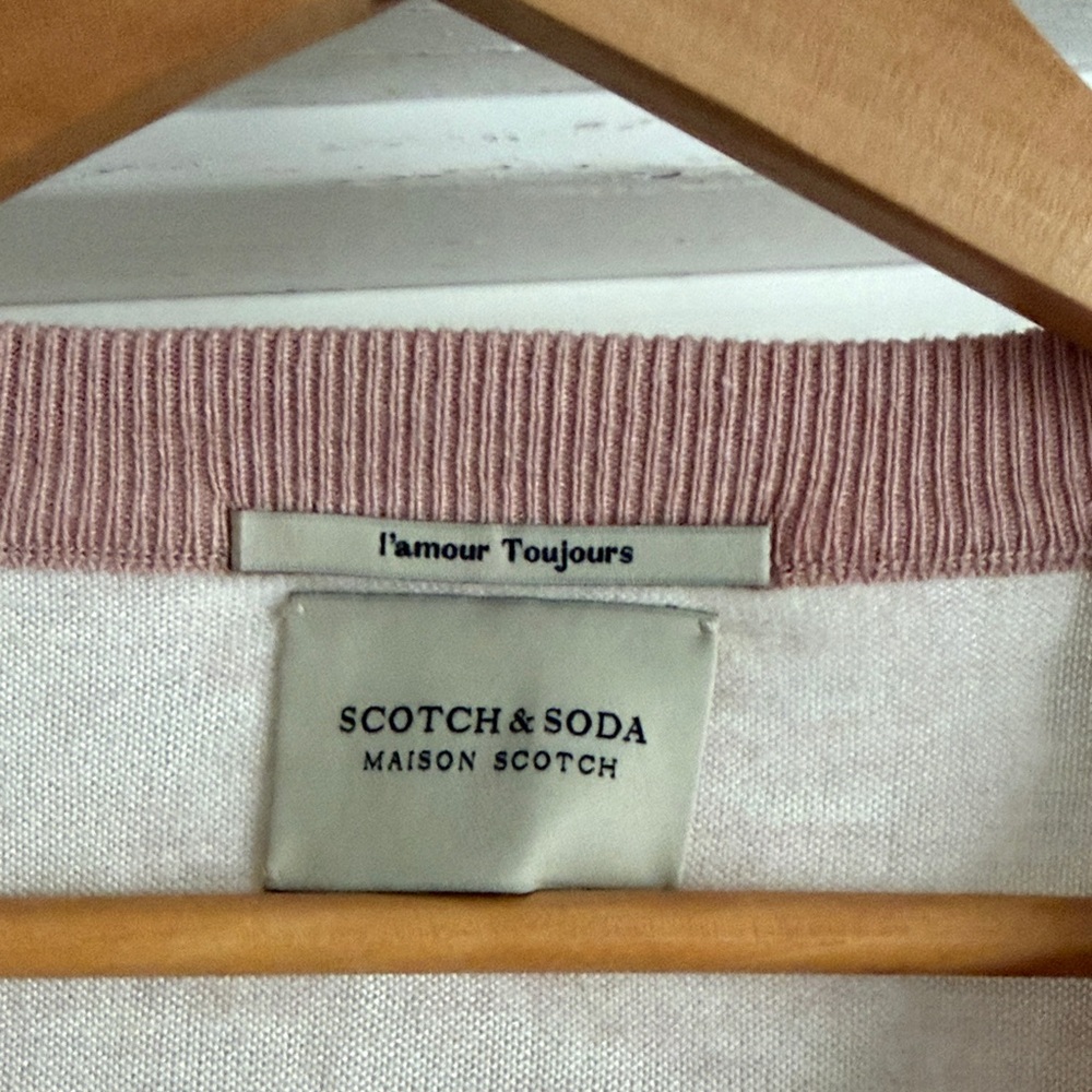 Scotch & Soda Pink and Brown Women's Sweater - Picture 2 of 5